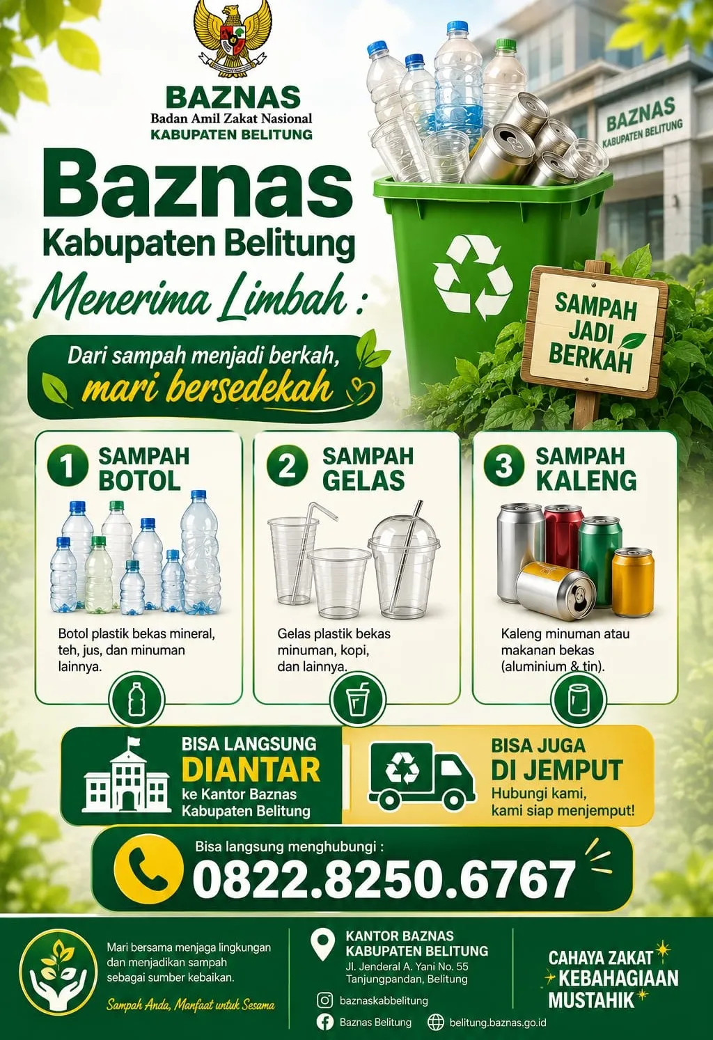 Sedekah Sampah, Cara Sederhana Warga Belitung Berbagi untuk Sesama dan Lingkungan
