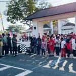 Koramil 414-04/Membalong Ikuti Jalan Santai Bersama Warga, Pererat Kebersamaan di Desa Membalong