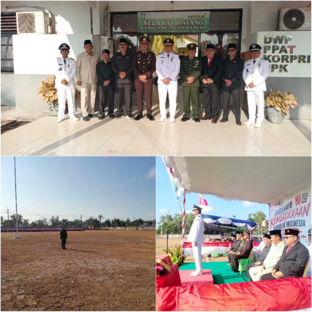 Danramil 03/Gantung Ikuti Upacara HUT ke-81 RI di Kecamatan Gantung 8 IMG 20260817 131108