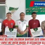 Baznas Belitung Salurkan Bantuan Satu Rumah Layak Huni dan Empat WC untuk Warga di Kecamatan Sijuk