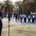Pelda Suminto, anggota Koramil 01/Tanjung pandan Hadiri Pembukaan Kajari Cup Tenis Lapangan 2026