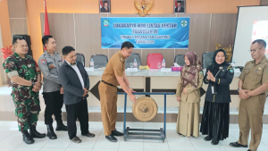 Babinsa Serka Suherman Hadiri Lokakarya Mini Lintas Sektor Triwulan III di Kecamatan Gantung
