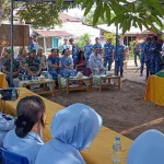 Semarak HUT ke-81 TNI, Danramil 02/Manggar Hadiri Baksos Lanud H.A.S. Hanandjoeddin di Desa Baru 