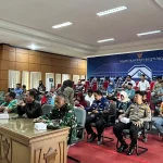 Pelda Suminto dari Koramil 01/Tanjungpandan Hadiri Rakor Persiapan Pengamanan Pilkades Serentak