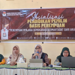 Lewat Sosdiklih, KPU Beltim Dorong Perempuan ‘Aisyiyah Jadi Penjaga Demokrasi dari Akar Rumput