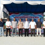 Serka Astiyandi dari Koramil Tgpandan Hadiri Penyampaian Visi dan Misi Cakades Air Pelempang Jaya