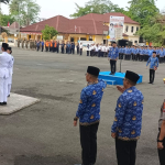 Pemkab Belitung Gelar Upacara Gabungan Hari Perhubungan Nasional, Haornas dan HUT PMI 2026
