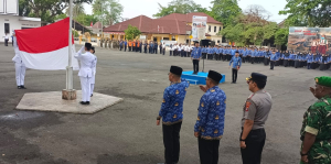 Pemkab Belitung Gelar Upacara Gabungan Hari Perhubungan Nasional, Haornas dan HUT PMI 2026