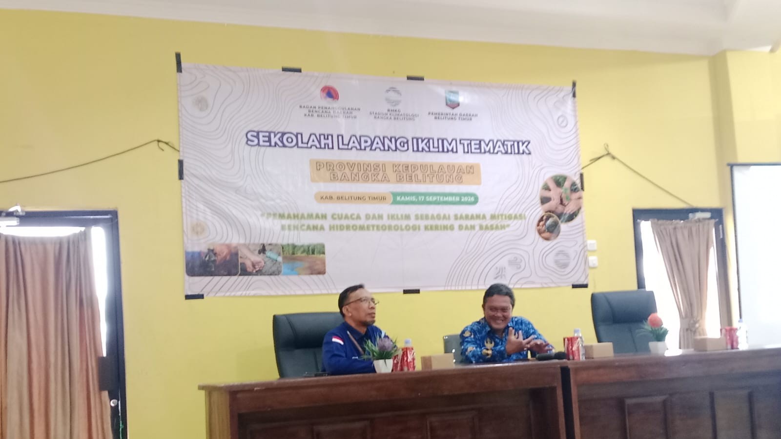 Sertu Wawan, mewakili Danramil 03/Gantung Kegiatan Ikuti Sekolah Lapang Iklim di Beltim 7 AddText 09 17 04.41.34