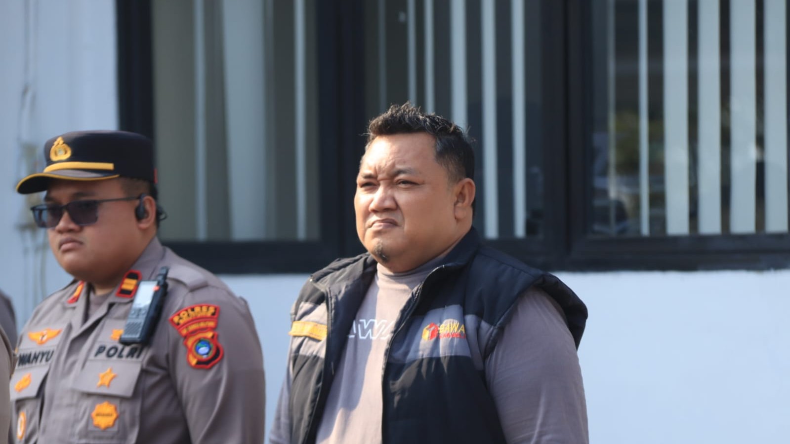 Ketua Bawaslu Belitung Hadiri Apel Gelar Pasukan Pengamanan Pilkades Serentak 2026