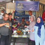 Gangan Darat, Ikan Panggang dan Es Sirup Hangatkan Silaturahmi Alumni IKPB Belitong Cabang Bandung
