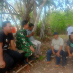 Babinsa Mentigi Sertu Ahmad R Imbau Warga Waspadai Karhutla di Musim Kemarau