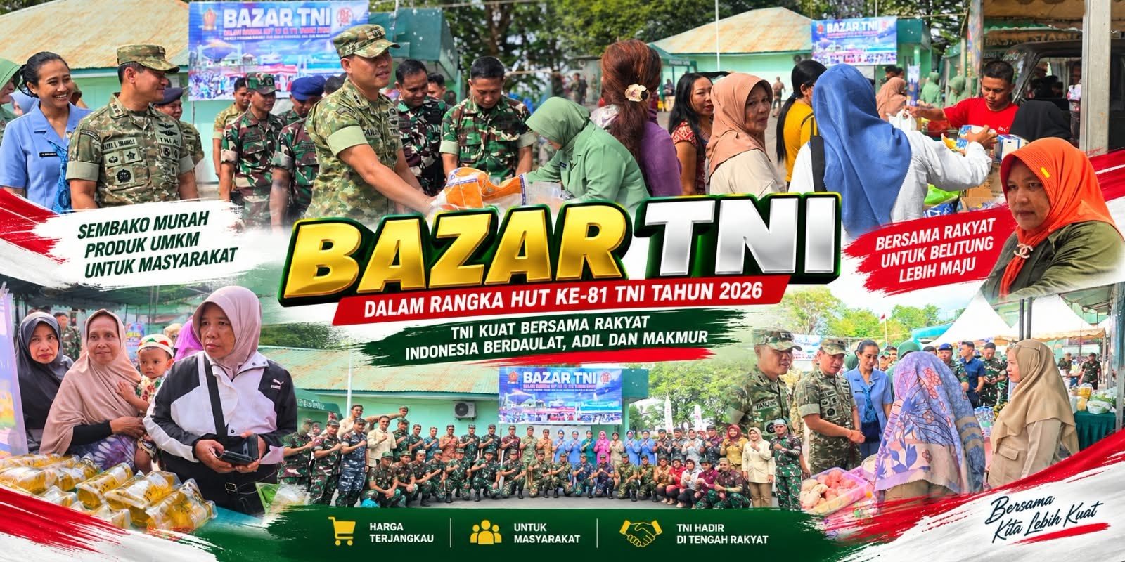 HUT ke-81 TNI, Dandim dan Danlanud Tinjau Bazar Murah di Belitung 8 AddText 09 22 01.43.15