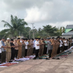 Di Beltim, Ratusan Warga Masyarakat Gelar Shalat Istisqa:  Berdoa Memohon Hujan