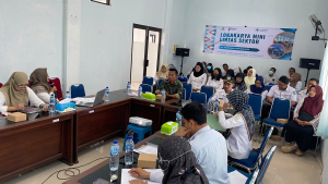 Sertu Didi K, Ikuti Kegiatan Lintas Sektor UPT Puskesmas Simpang Rusa Triwulan II Tahun 2026