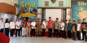 Babinsa Serda Welly Hadiri Pisah Sambut Kepala KUA Kecamatan Selat Nasik