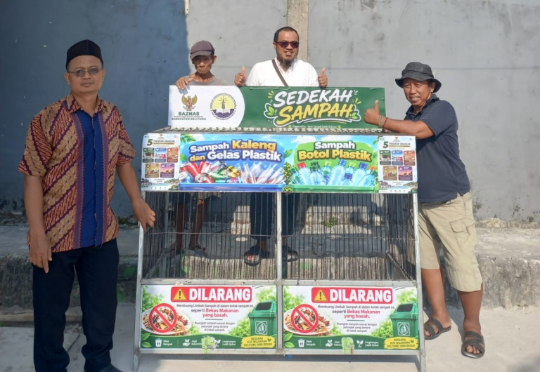 BAZNAS Belitung Perluas Program Sedekah Sampah ke SMKN 3 Tanjungpandan