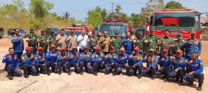 Pangdam II/Sriwijaya Tinjau Posko Damkar BPBD Belitung, Apresiasi Penanganan Karhutla