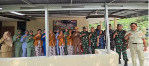 Peringati HUT TNI ke-81, Kodim 0414/Belitung Anjangsana ke Kediaman Ketua Veteran