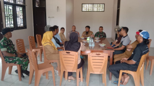 Pj Danramil Gantung Hadiri Undangan Rakor Soal BBM Pertalite dan Kebutuhan Air Bersih