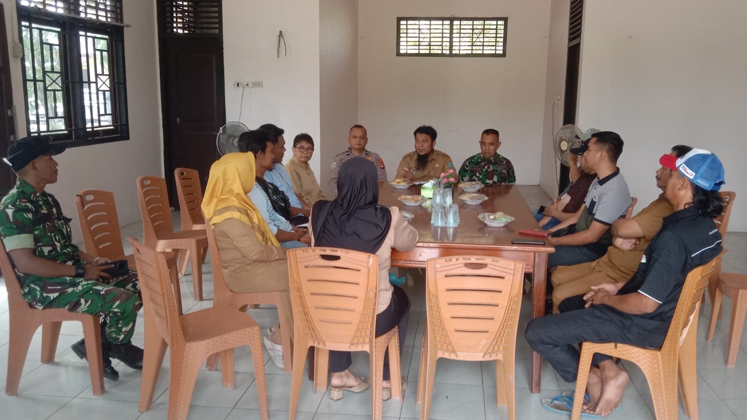 Pj Danramil Gantung Hadiri Undangan Rakor Soal BBM Pertalite dan Kebutuhan Air Bersih