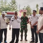 Babinsa Desa Selingsing Monitoring Peninjauan Wabup Beltim Distribusi Subsidi BBM di SPBU