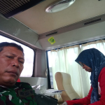 HUT ke-68 YTK Regina Pacis, Serma Nelson Gultom Hadiri Donor Darah dan Pemeriksaan Kesehatan Gratis