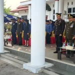 Danramil 02/Manggar Hadiri Upacara Hari Kesaktian Pancasila di Halaman Kantor Bupati Belitung Timur