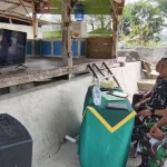 Kegiatan Zoom Meeting Dandim dan Kasdim Belitung Dalam Rangka Launching Pembentukan Kompi Produksi