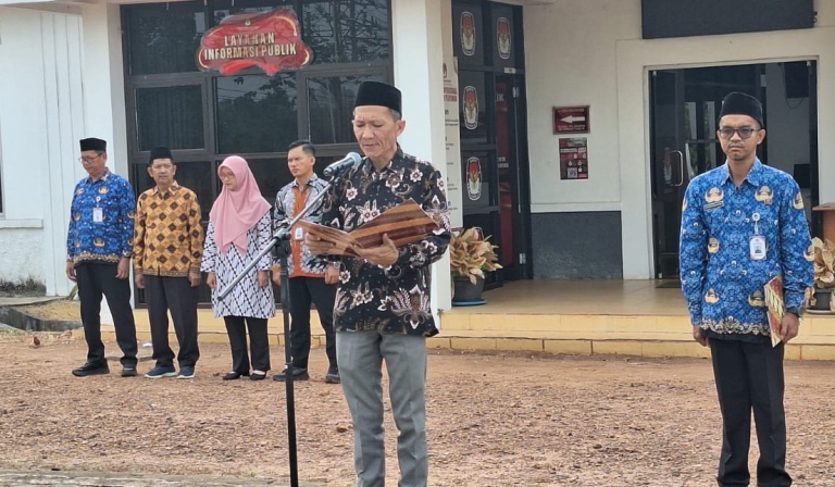 KPU Beltim Gelar Upacara Hari Kesaktian Pancasila 2026