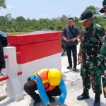 Kegiatan Monitoring Pemeriksaan langsung terhadap Jembatan Air Pelempang Jaya di Kabupaten Belitung