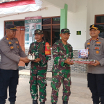 HUT TNI ke-81, Polres dan Polsek Manggar Gelar Silatuhrahmi dan Beri Tumpeng ke Koramil Manggar