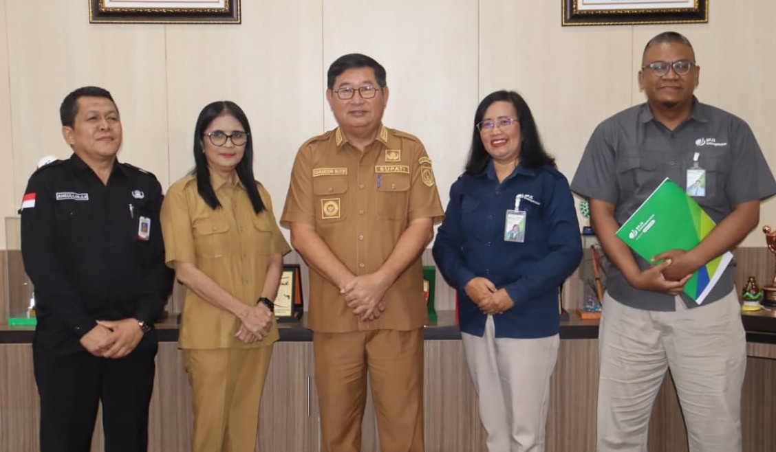 Bupati Beltim Terima Kunjungan BPJS Ketenagakerjaan