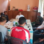 Di Desa Mayang,  Serka R. Hutagalung Hadiri Musyawarah Mediasi Penyelesaian Sengketa Lahan