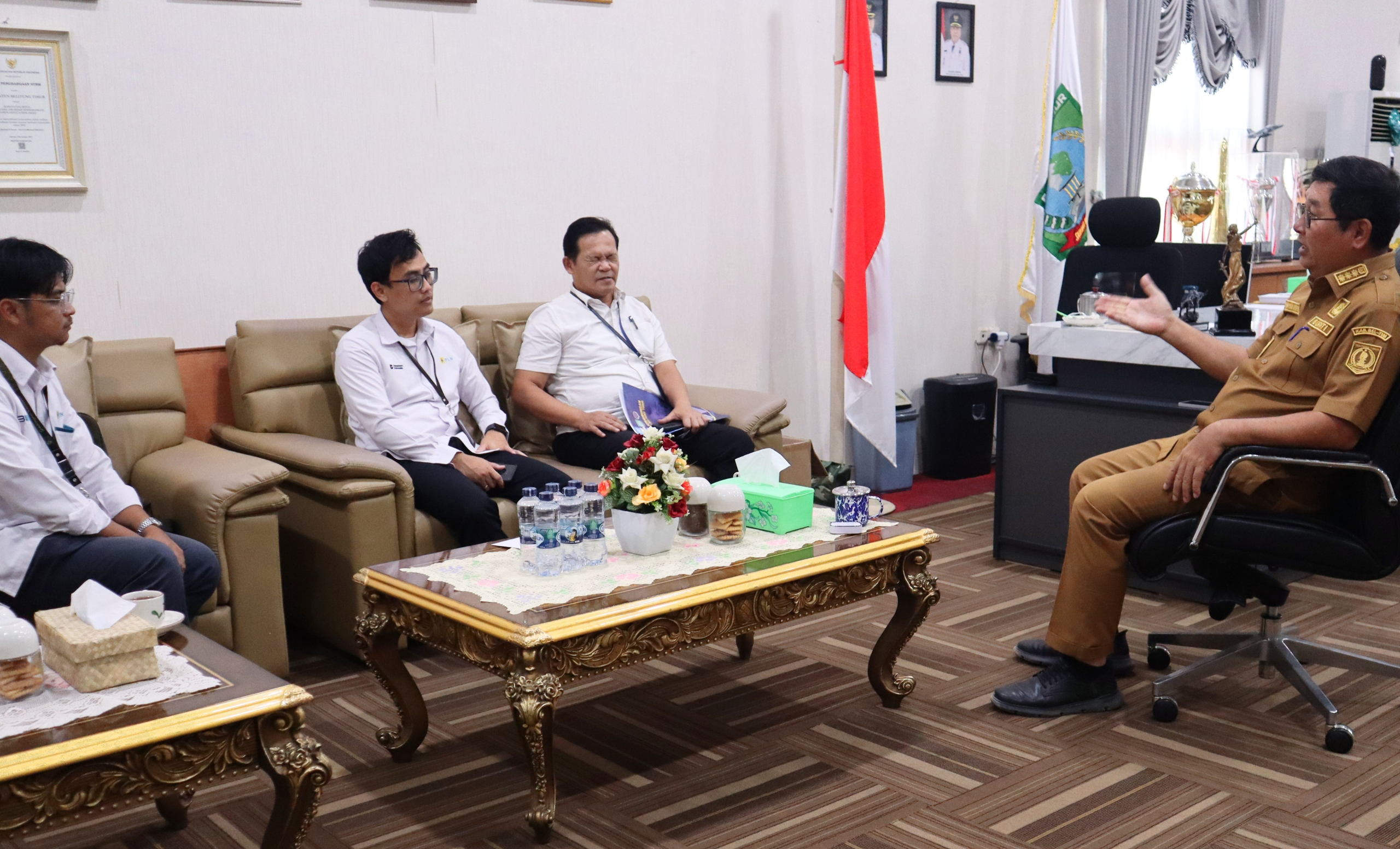 Audensi dengan Bupati Beltim: PLN Siapkan Program Listrik Desa 2026 di Beltim