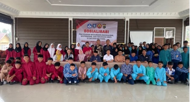 Hindari Radikalisme Digital,Densus 88 AT Polri Sosialisasi Wawasan Kebangsaan Ke 4 SMP di Membalong