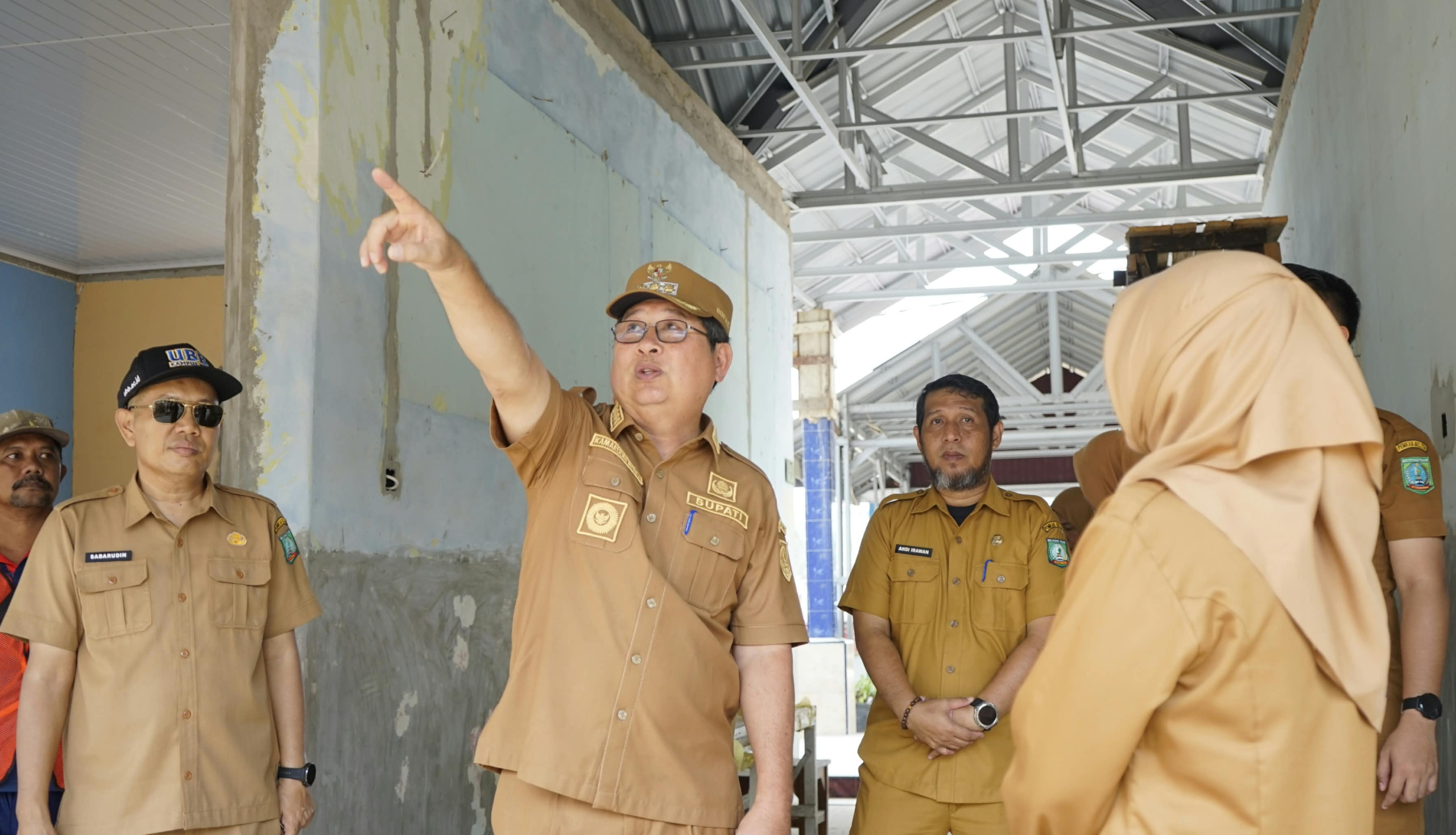 Bupati Beltim Tinjau Revitalisasi ke 3 Sekolah Penerima program revitalisasi Sarpras pendidikan
