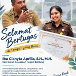 APDESI Beri Apresiasi ke Gianyta Aprilia Selama Tugas di Belitung dan Selamat Tugas di Tempat Baru