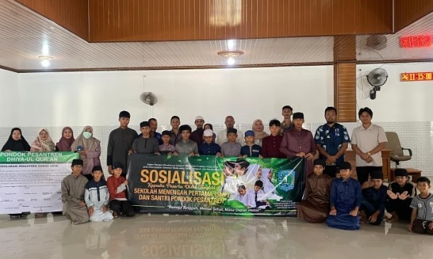 Di Ponpes Dhiya Ul Qur’an,Satgaswil Kep. Babel Densus 88 AT Polri Sosialisasi Pencegahan Paham IRET