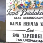 Mantan Kepala SMK Yaperbel 2 Tanjungpandan Herman SR, SE Tutup Usia, Samad Sampaikan Belasungkawa