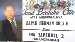Mantan Kepala SMK Yaperbel 2 Tanjungpandan Herman SR, SE Tutup Usia, Samad Sampaikan Belasungkawa