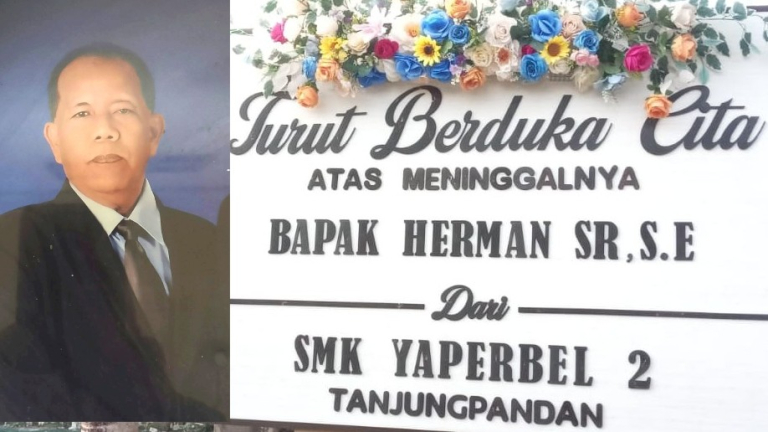 Mantan Kepala SMK Yaperbel 2 Tanjungpandan Herman SR, SE Tutup Usia, Samad Sampaikan Belasungkawa