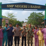Babinsa Sertu Suprapto Hadiri Market Day SMP Negeri 3 Badau