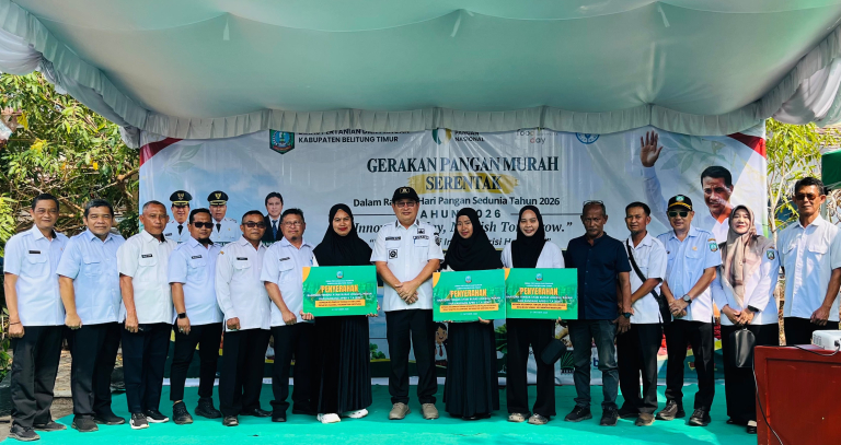 Perkuat Ketahanan Pangan Kepulauan, Pemkab Beltim Salurkan 120 Bibit Ayam untuk 3 Kelompok Ternak