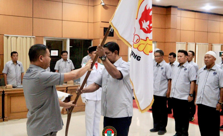 Muhamad Fazaldin resmi dilantik sebagai Ketua KONI Belitung Masa Bakti 2026-2030