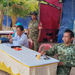 Serka Yusuf dan Sertu Didi K Monitoring Turnamen Sepak Bola Danramil De Malong Cup 2026