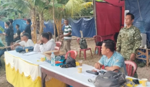 Sertu Didi K dari Koramil 04/Membalong Monitoring Turnamen Sepak Bola Danramil De Malong Cup 2026