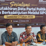 Fondasi Pemilu 2029 KPU Beltim : Parpol Agar Updating Pemutakhiran Data Parpol via SIPOL