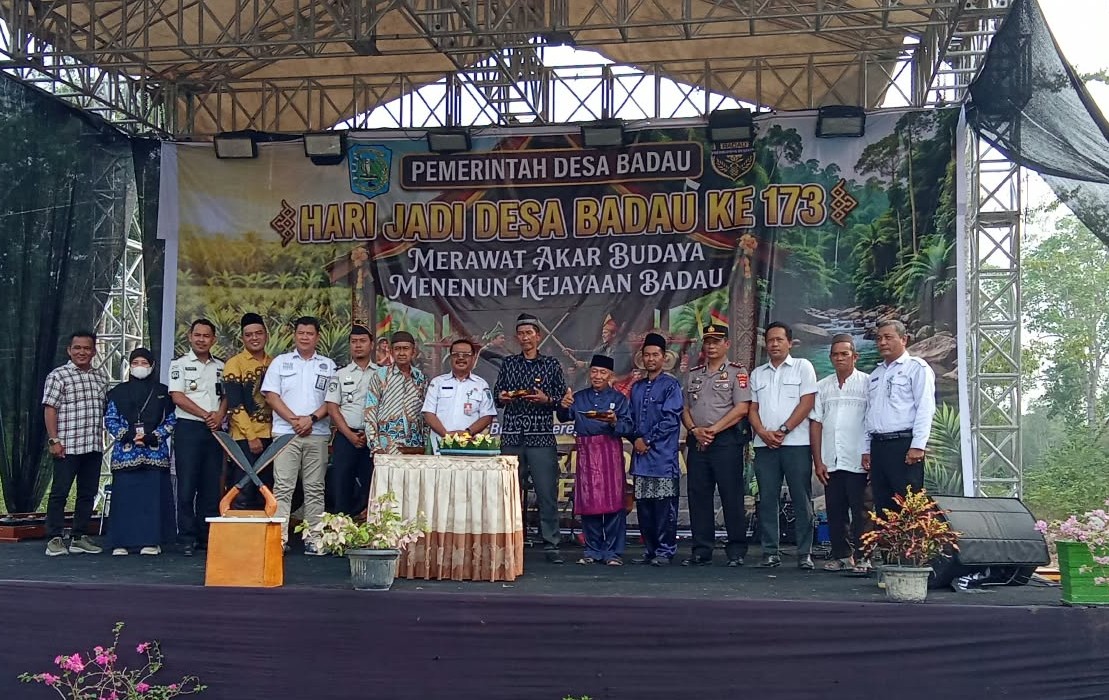 LAM Belitung Hadiri Peringatan Hari Jadi Desa Badau ke-173, Usung Semangat Merawat Akar Budaya