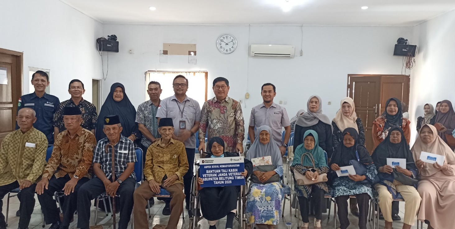 Veteran dan Janda Veteran Beltim Dapat Bantuan dari PT Timah